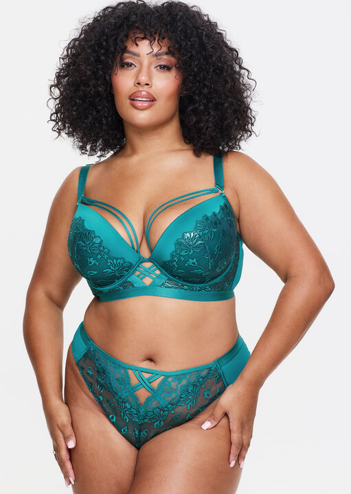 Mirage Fuller Bust Padded Plunge Bra image number 3.0