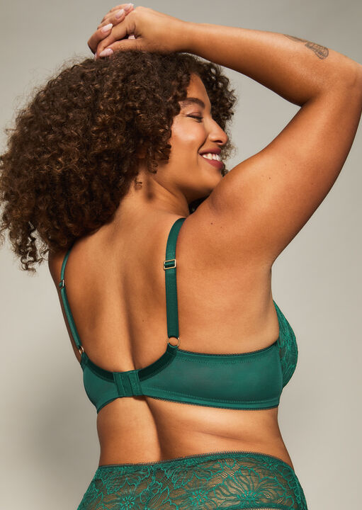Knickerbox Alice Lace Non Padded Plunge Bra image number 4.0