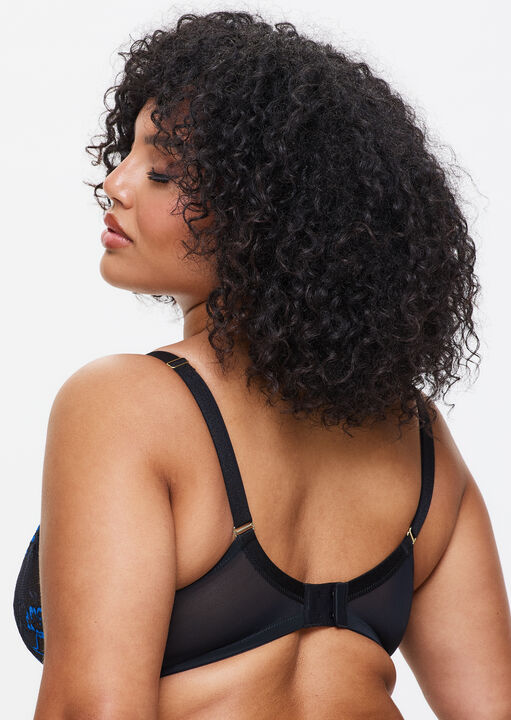 Sexy Lace Fuller Bust Non Padded Plunge Bra image number 2.0