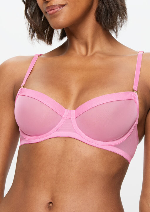 Zadie Non Pad Balcony Bra image number 1.0