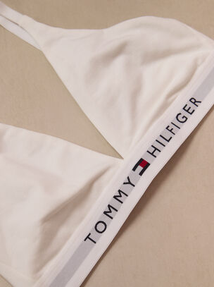Original Unlined Triangle Bra - White
