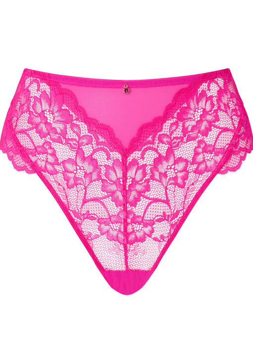 Sexy Lace High Waisted Brazilian Knickers image number 5.0