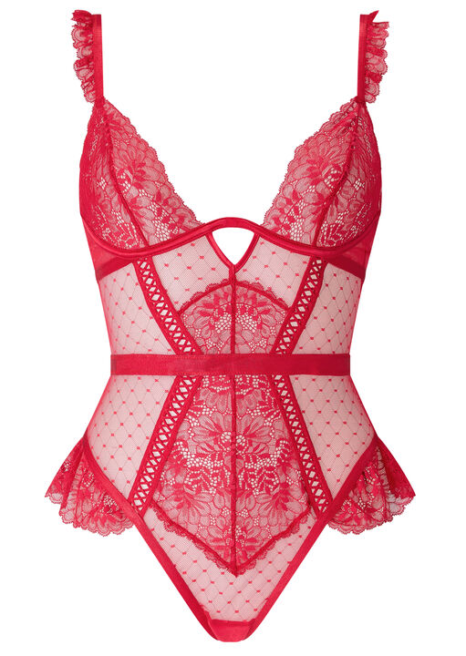 Entice Me Crotchless Teddy image number 7.0