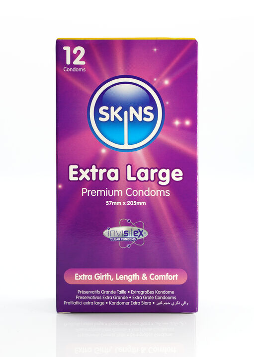 Skins XL Condoms 12 Pack image number 0.0