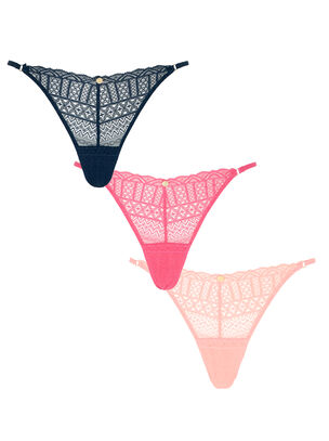 3 Pack Lace Brazilian - Multi