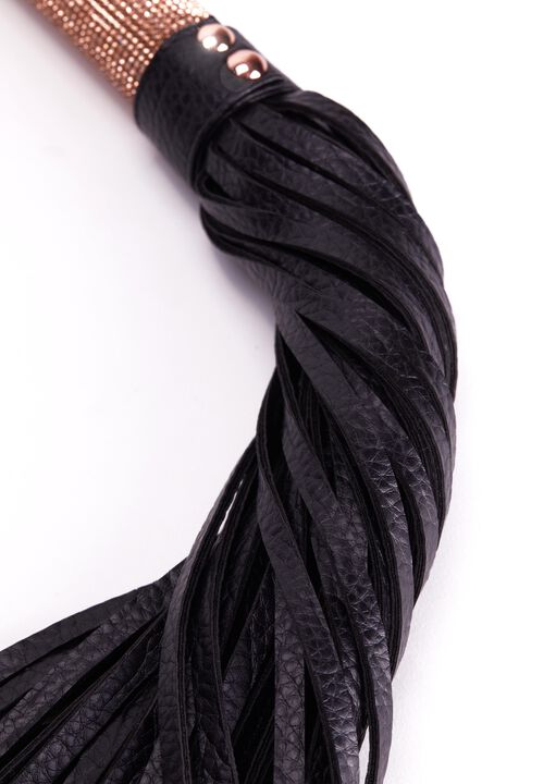 Parlour Faux Leather Diamante Flogger image number 1.0