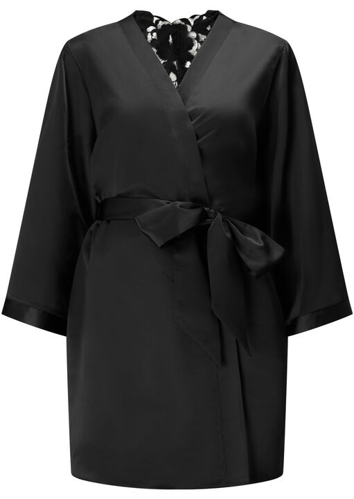Delphine Satin Robe image number 6.0