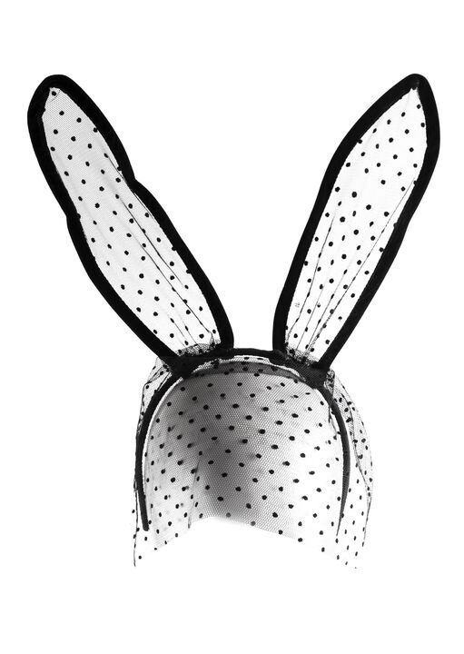 Lace Bunny Headband image number 0.0