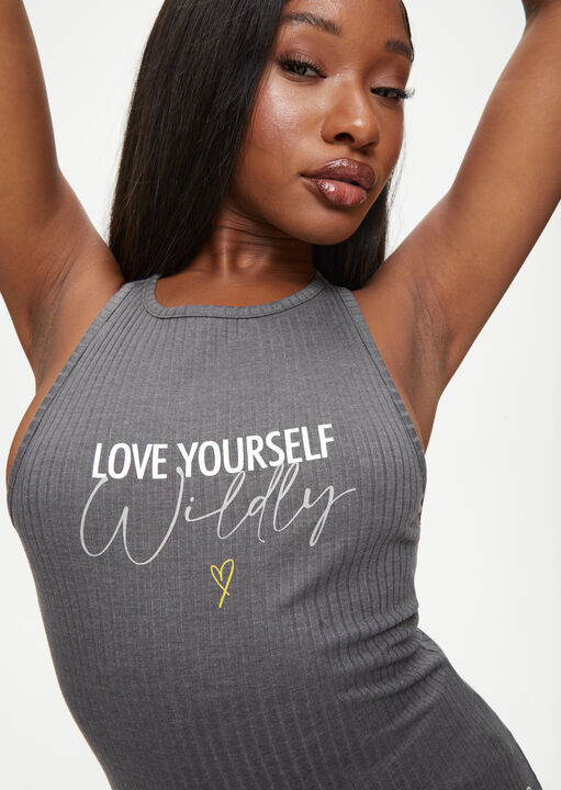 Love Yourself Wildly Ribbed Cami Top image number 1.0