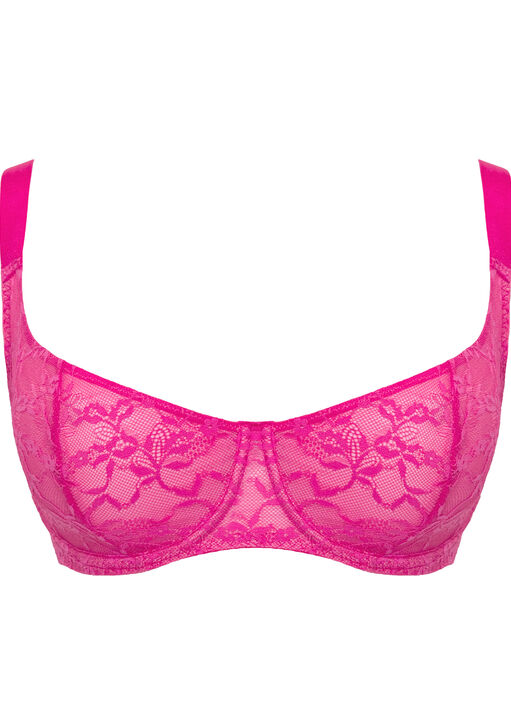 All Night Lace Balcony Bra image number 5.0
