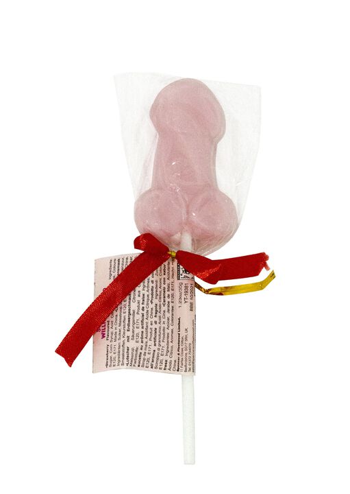 Ann Summers Pink Strawberry Willy Lolly,