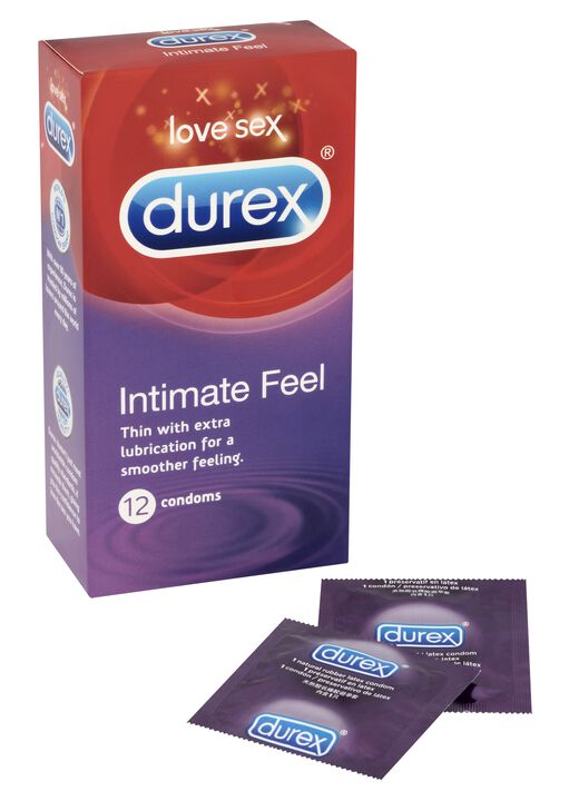 Durex Intimate Feel 12 Pack Condoms,