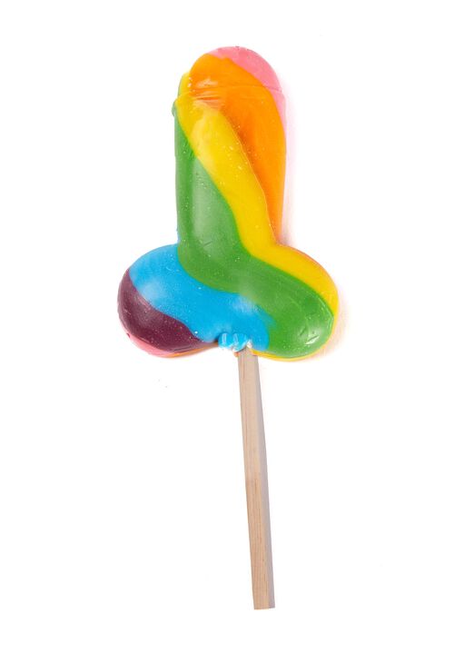 Ann Summers Rainbow Willy Lolly Rude Edible Sweets,