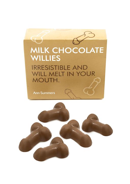 Ann Summers Milk Chocolate Willies Rude Edible Sweets,