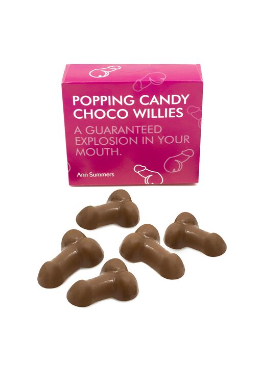 Ann Summers Women's Popping Candy Milk Chocolate Willies Rude Edible Sweets,