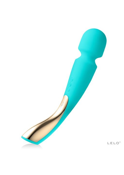 Lelo Smart Wand 2 Large Rechargeable Vibrator Aqua - Image 4