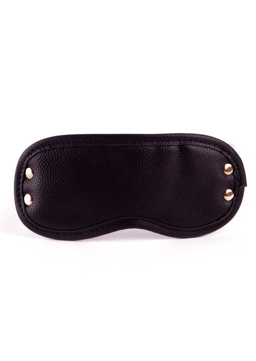 Ann Summers Gold Signature Faux Leather Blindfold Eyemask,