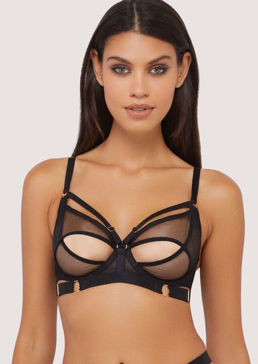 Wolf & Whistle Black Alexa Bra, 34E