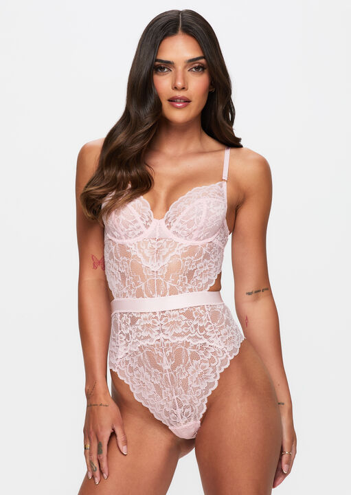 Ann Summers Pink Hold Me Tight Body, Pale L