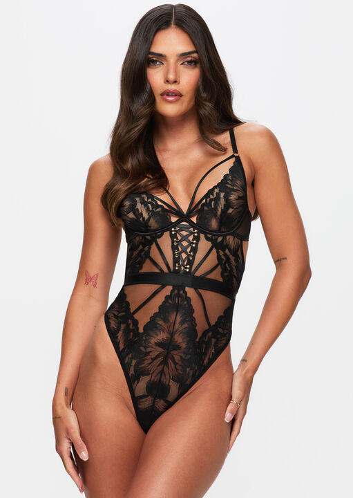 Ann Summers Radiant Desires Crotchless Body, Black, Size L, Women - Image 3