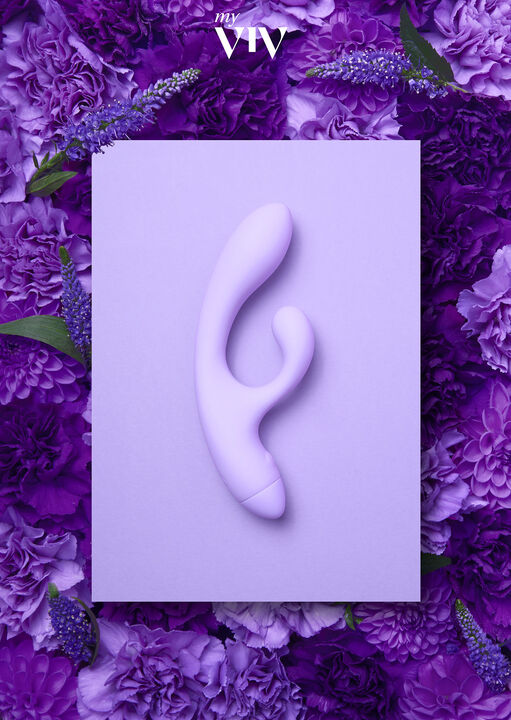 Ann Summers Women's Purple My Viv Waterproof Curved Rabbit Vibrator In Small - Image 2