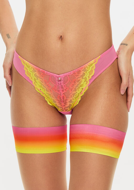 Ann Summers Multi Sexy Lace Ombre Brazilian Knickers, 10