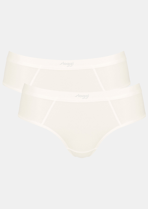 Sloggi White Ever Ease Hipster Brief 2 Pack, L