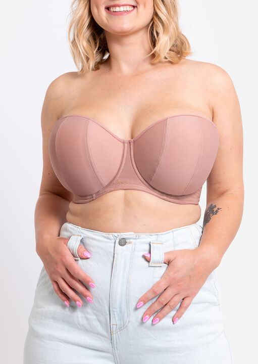Curvy Kate Nude Luxe Strapless Bra, 32D