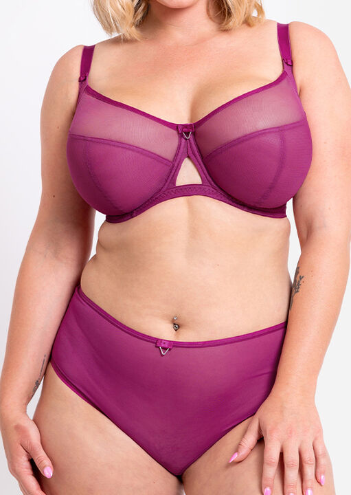 Curvy Kate Purple Victory Balcony Bra, 32F