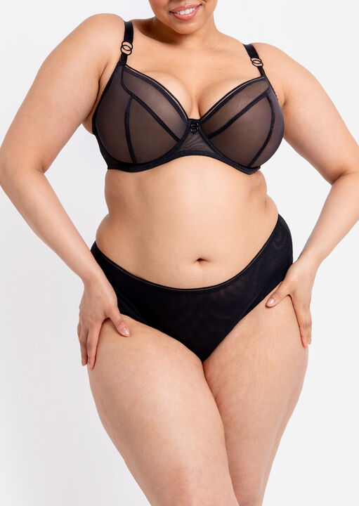 Curvy Kate Black Lifestyle Plunge Bra, 32Dd