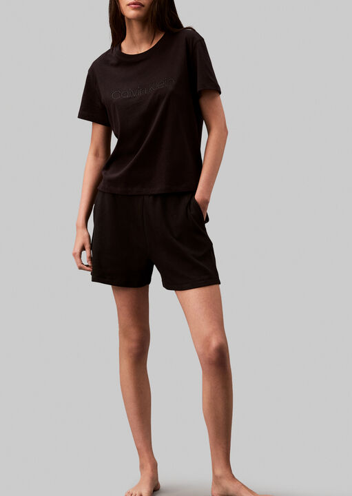 Calvin Klein Black Classic Cotton Tee, M