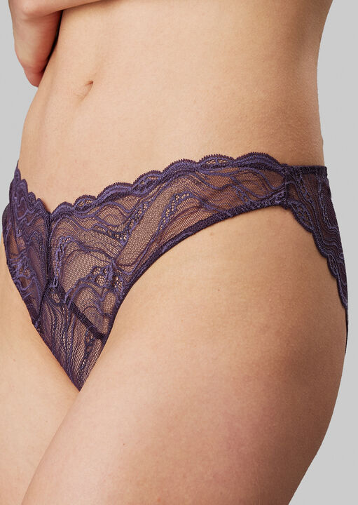 Calvin Klein Dark Purple Instinct Bikini Brief, S