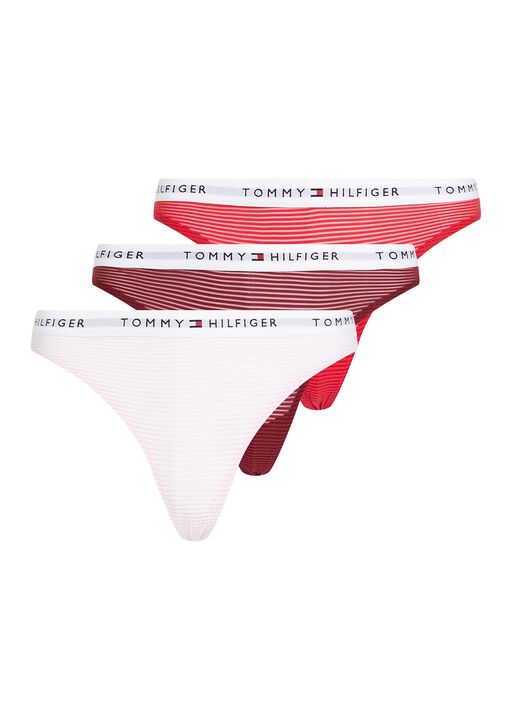 Tommy Hilfiger Multi Essential Mesh 3 Pack Thong, X S