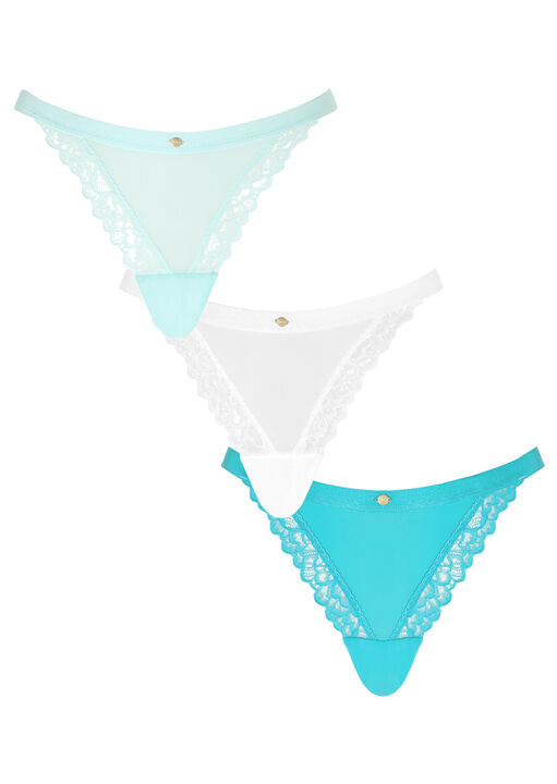 Knickerbox Multi 3 Pack Mixed Brazilian, 8 - Image 1
