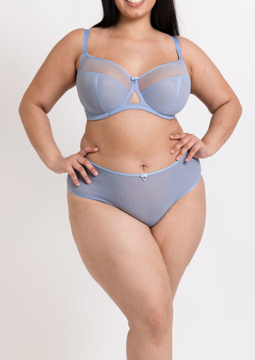 Curvy Kate Light Blue Victory Balcony Bra, 32Ff