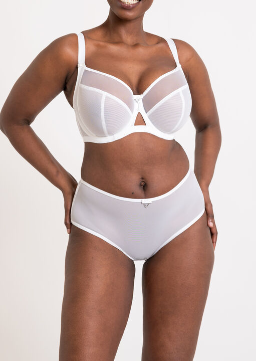 Curvy Kate White Victory Balcony Bra, 38Dd - Image 5