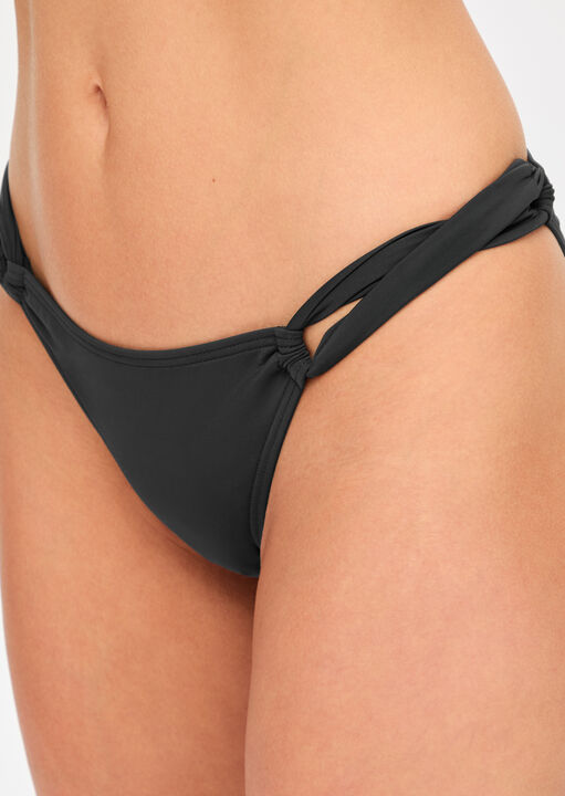 Knickerbox Black Tanga Bikini Bottom, 14