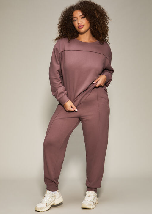 Knickerbox Brown Jessica Cotton Sweat Joggers, 16