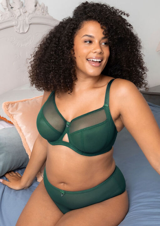 Curvy Kate Green Victory Balcony Bra, 32F