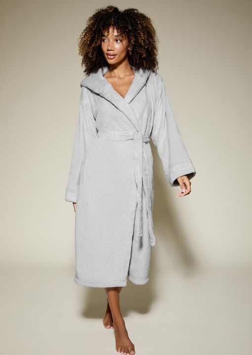Knickerbox Grey Rosa Cosy Robe, 16