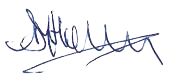 Maria Hollins CEO Signature