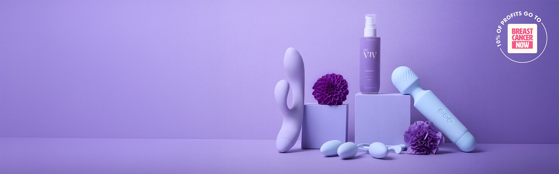 10% of profits go to BREAST CANCER NOW