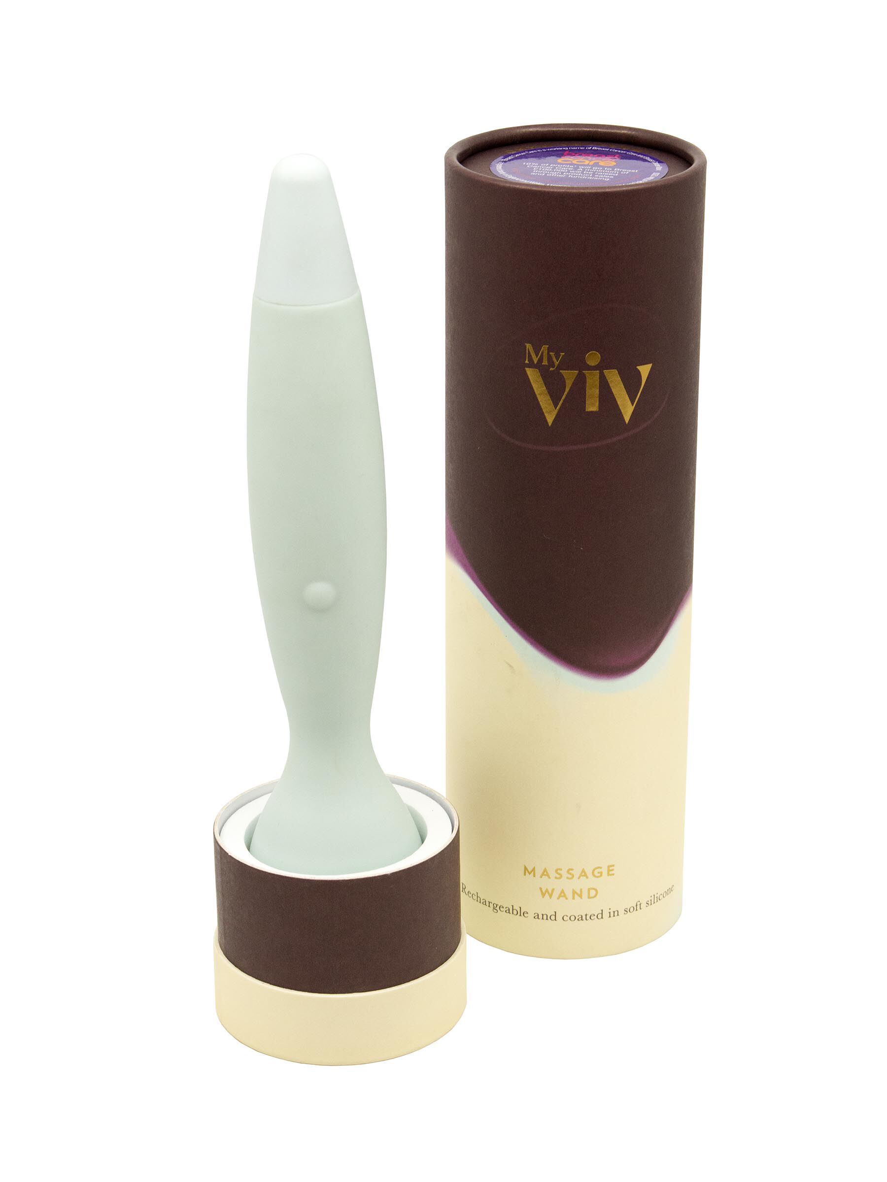 Relax and discover your body with the My Viv Massage Wand.This wireless massage wand has a smooth and slim, silicone shape with ten patterns of pleasurable massaging waves to glide over the body with precision, for an all-over sensual therapy.For personal use, focus on your pleasure zones for incredible stimulation or explore with your partner to share the sensation together. Add lubricant for an optimised experience. Clean with My Viv Toy Cleaner.