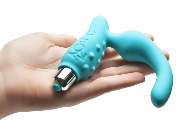 Blue anal sex toy
