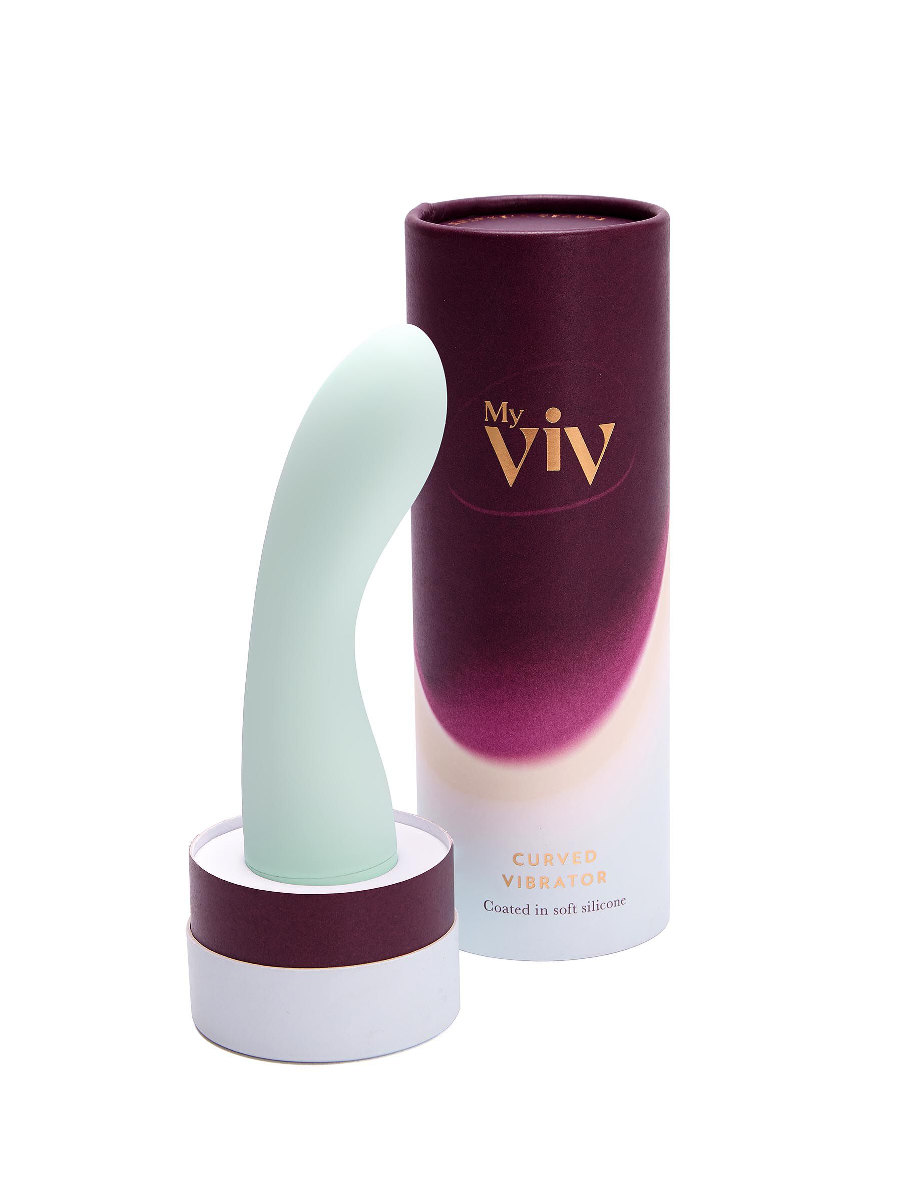 Made with soft, body-safe silicone, this 5'' Curved Vibrator is ergonomically designed to target the G-spot area. There are four speed settings and three pulse patterns for you to explore, so you can find what works best for you. Use with our My Viv lubricants, alone or with your partner.