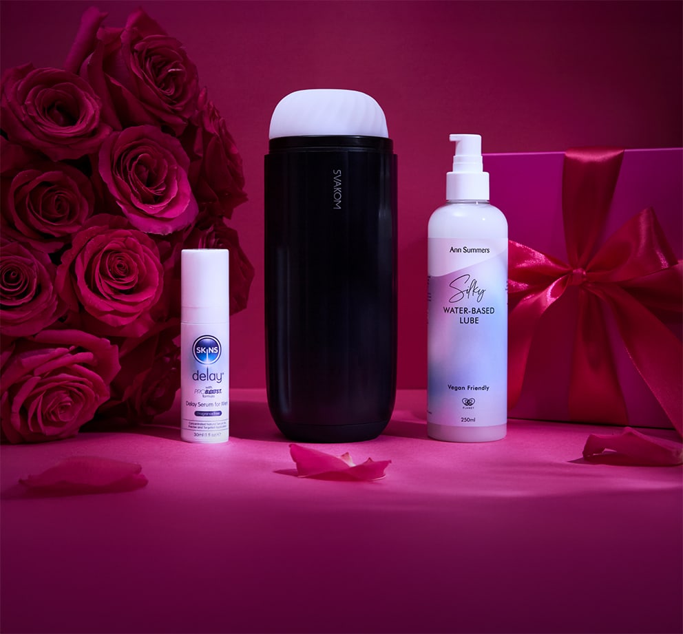 Assortment of Valentines male sex toys at Ann Summers