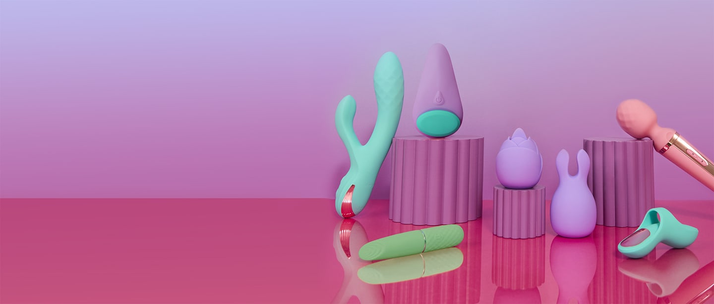 Assortment of Self Love sex toys at Ann Summers