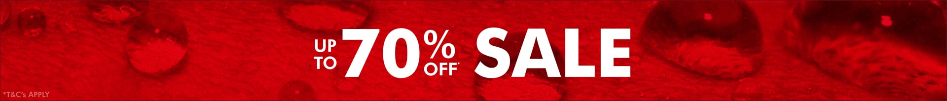 Sale Up to 70% Off