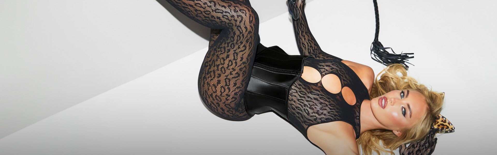 Image of a model wearing new Ann Summers halloween outfit