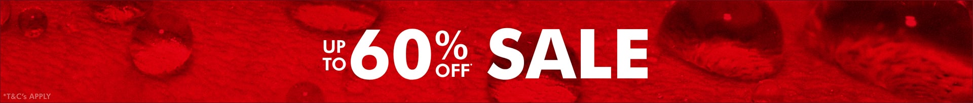 Sale Up to 60% Off